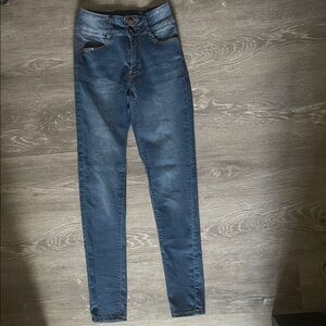 Hailey Dark Wash Skinny Jeans for Women